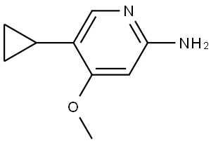 5-Cyclopropyl-4-methoxypyridin-2-amine Structure