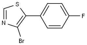 4-Bromo-5-(4-fluorophenyl)thiazole Structure