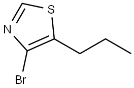 4-Bromo-5-(n-propyl)thiazole Structure