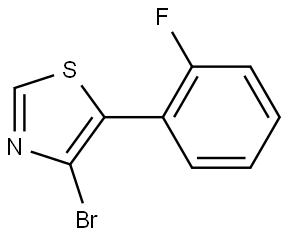 4-Bromo-5-(2-fluorophenyl)thiazole Structure