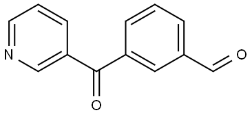 3-(3-Pyridinylcarbonyl)benzaldehyde Structure