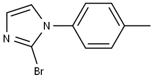 2-bromo-1-(p-tolyl)-1H-imidazole 구조식 이미지