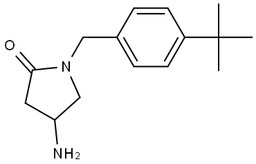 4-amino-1-(4-(tert-butyl)benzyl)pyrrolidin-2-one Structure