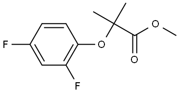 Methyl 2-(2,4-difluorophenoxy)-2-methylpropanoate Structure