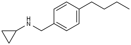 4-Butyl-N-cyclopropylbenzenemethanamine Structure