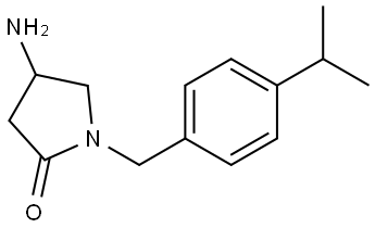 4-amino-1-(4-isopropylbenzyl)pyrrolidin-2-one Structure