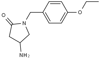 4-amino-1-(4-ethoxybenzyl)pyrrolidin-2-one Structure