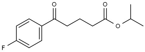 Benzenepentanoic acid, 4-fluoro-δ-oxo-, 1-methylethyl ester Structure