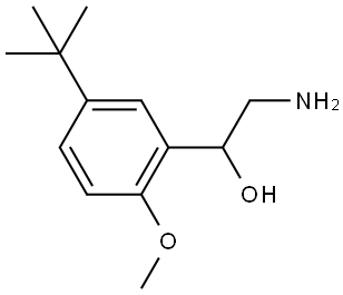 2-amino-1-(5-(tert-butyl)-2-methoxyphenyl)ethan-1-ol Structure