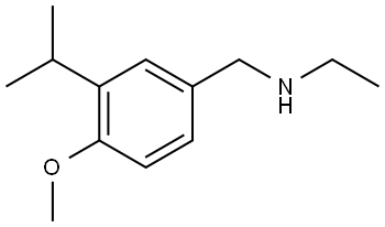 N-Ethyl-4-methoxy-3-(1-methylethyl)benzenemethanamine Structure