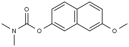 7-Methoxy-2-naphthalenyl N,N-dimethylcarbamate Structure