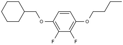 1-Butoxy-4-(cyclohexylmethoxy)-2,3-difluorobenzene Structure