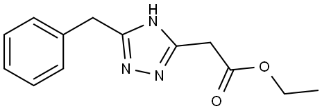 ethyl 2-(5-benzyl-4H-1,2,4-triazol-3-yl)acetate Structure