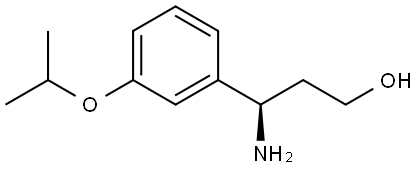 (3R)-3-AMINO-3-[3-(METHYLETHOXY)PHENYL]PROPAN-1-OL Structure