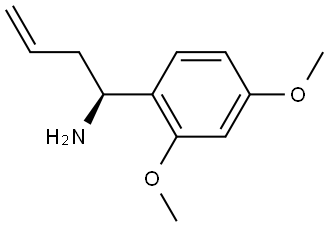 (1S)-1-(2,4-DIMETHOXYPHENYL)BUT-3-EN-1-AMINE Structure