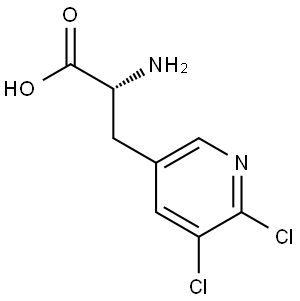 (2R)-2-AMINO-3-(5,6-DICHLOROPYRIDIN-3-YL)PROPANOIC ACID Structure