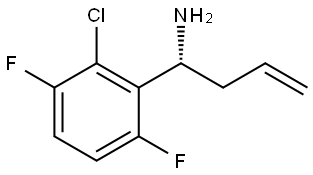 (1R)-1-(2-CHLORO-3,6-DIFLUOROPHENYL)BUT-3-EN-1-AMINE Structure
