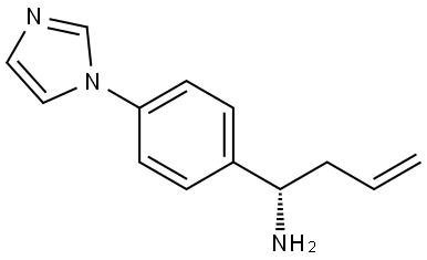 (1S)-1-(4-IMIDAZOLYLPHENYL)BUT-3-ENYLAMINE Structure