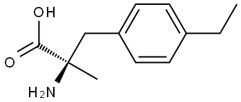 4-Ethyl-α-methyl-D-phenylalanine Structure