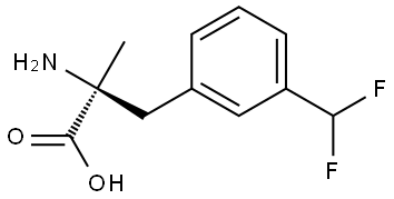 (S)-2-amino-3-(3-(difluoromethyl)phenyl)-2-methylpropanoic acid Structure