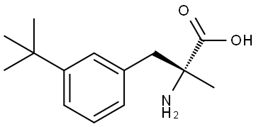 3-(1,1-Dimethylethyl)-α-methyl-D-phenylalanine Structure