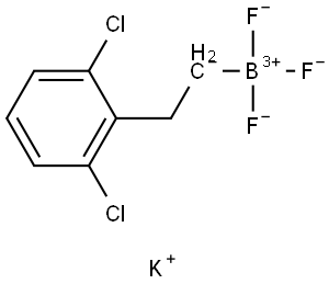 Potassium (2,6-dichlorophenethyl)trifluoroborate Structure