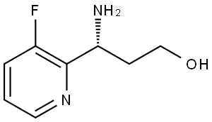 (3R)-3-AMINO-3-(3-FLUOROPYRIDIN-2-YL)PROPAN-1-OL Structure