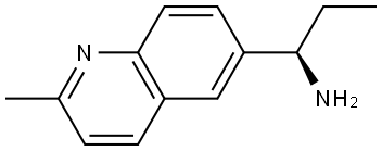 (1R)-1-(2-METHYL (6-QUINOLYL))PROPYLAMINE 구조식 이미지