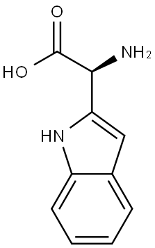 (2S)-2-amino-2-(1H-indol-2-yl)acetic acid Structure