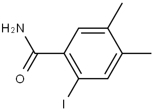 2-Iodo-4,5-dimethylbenzamide Structure