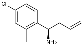 (1R)-1-(4-CHLORO-2-METHYLPHENYL)BUT-3-EN-1-AMINE Structure