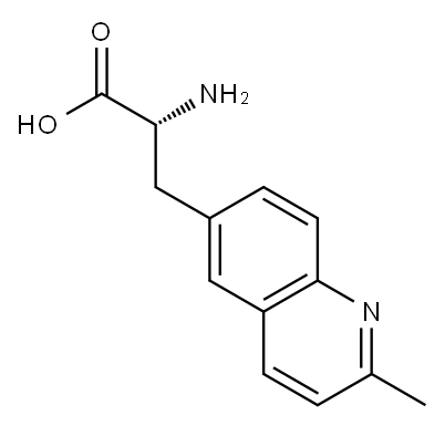 (R)-2-amino-3-(2-methylquinolin-6-yl)propanoic acid Structure