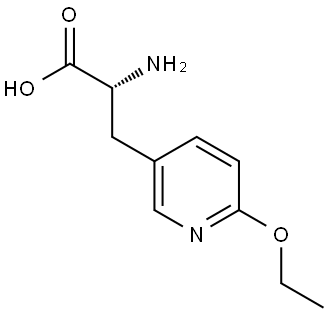 (2R)-2-AMINO-3-(6-ETHOXYPYRIDIN-3-YL)PROPANOIC ACID Structure