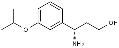 (3S)-3-AMINO-3-[3-(METHYLETHOXY)PHENYL]PROPAN-1-OL Structure