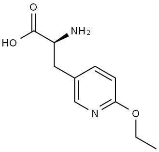 (2S)-2-AMINO-3-(6-ETHOXYPYRIDIN-3-YL)PROPANOIC ACID 구조식 이미지