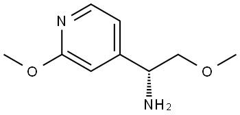 (R)-2-methoxy-1-(2-methoxypyridin-4-yl)ethan-1-amine Structure