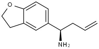 (1R)-1-(2,3-DIHYDRO-1-BENZOFURAN-5-YL)BUT-3-EN-1-AMINE Structure