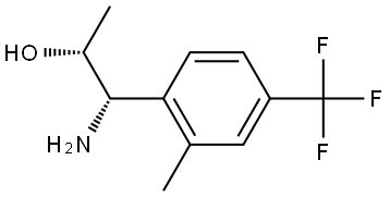 (1S,2R)-1-AMINO-1-[2-METHYL-4-(TRIFLUOROMETHYL)PHENYL]PROPAN-2-OL Structure