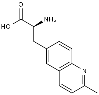 (S)-2-amino-3-(2-methylquinolin-6-yl)propanoic acid Structure