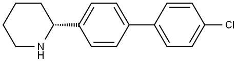 (2R)-2-(4'-CHLORO-[1,1'-BIPHENYL]-4-YL)PIPERIDINE 구조식 이미지