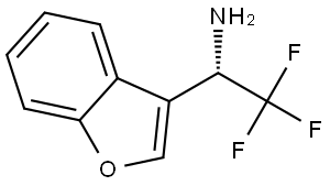 (1S)-1-BENZO[B]FURAN-3-YL-2,2,2-TRIFLUOROETHYLAMINE Structure