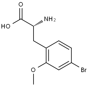 (2R)-2-amino-3-(4-bromo-2-methoxyphenyl)propanoic acid Structure