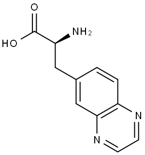 (2S)-2-amino-3-(quinoxalin-6-yl)propanoic acid Structure