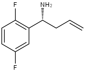 (1R)-1-(2,5-difluorophenyl)but-3-en-1-amine Structure