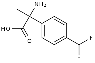 2-Amino-2-(4-(difluoromethyl)phenyl)propanoic acid Structure