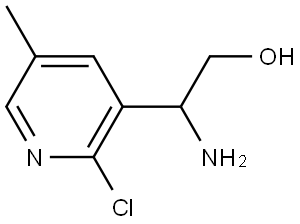 2-AMINO-2-(2-CHLORO-5-METHYLPYRIDIN-3-YL)ETHAN-1-OL Structure