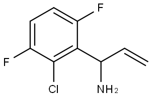 1-(2-CHLORO-3,6-DIFLUOROPHENYL)PROP-2-EN-1-AMINE Structure