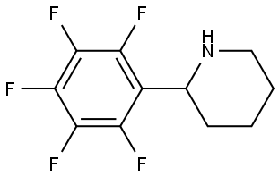 2-(2,3,4,5,6-PENTAFLUOROPHENYL)PIPERIDINE Structure