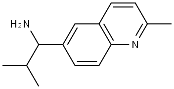 2-METHYL-1-(2-METHYL (6-QUINOLYL))PROPYLAMINE Structure