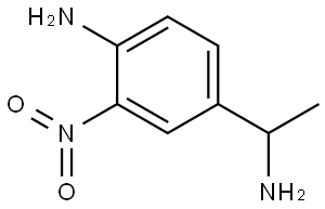 Benzenemethanamine, 4-amino-α-methyl-3-nitro- Structure